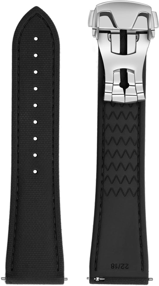 HOTWatch Strap Watch Band 20mm 22mm Man Waterproof Quick Release Bands Sport Replacement Strap Soft FKM Rubber Watchband