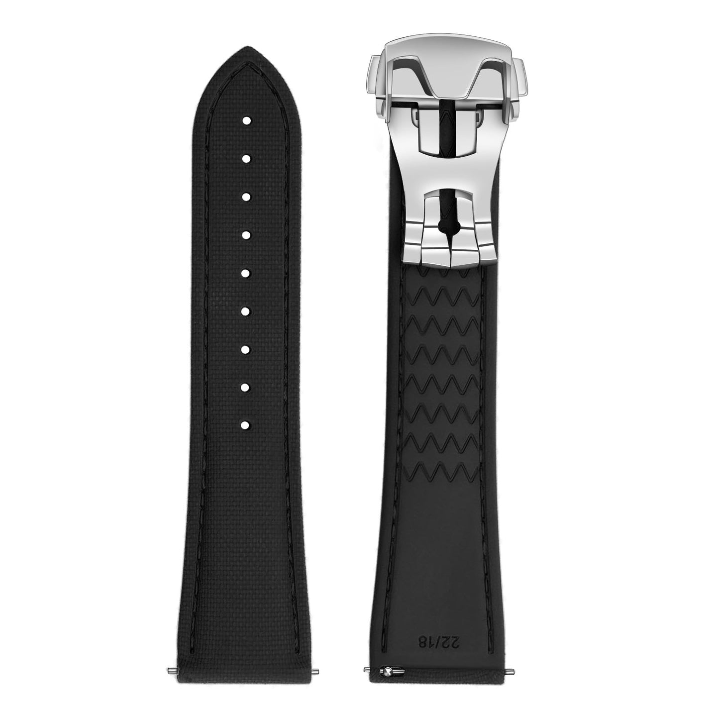 HOTWatch Strap Watch Band 20mm 22mm Man Waterproof Quick Release Bands Sport Replacement Strap Soft FKM Rubber Watchband