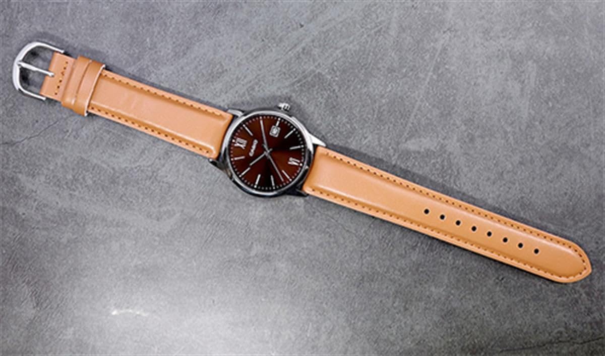 HOTCasio MTP-V002L-5B3 Men's Dress Brown Leather Band Brown Dial Date Watch