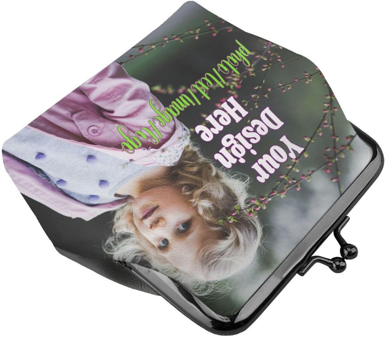 HOTCustom Coin Purse Design Your Own Personalized Leather Shell Card Bags Customized Wallet storage bags for Women Gifts Style 3