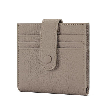 HOTSmall Wallet For Women Slim Leather Bifold Wallets RFID Credit Card Holder With Zipper Coin Pouch ID Window,Red