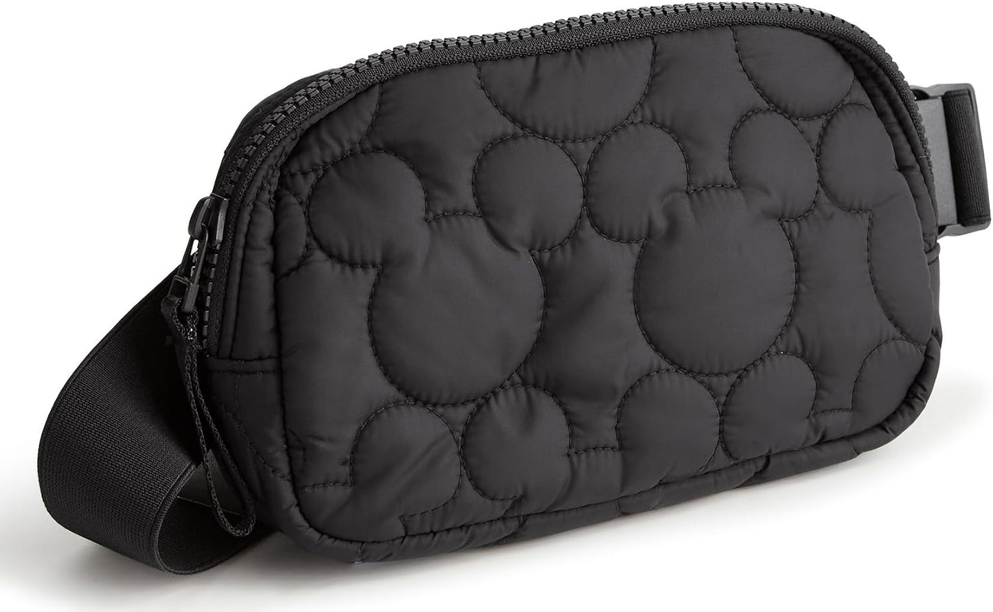 HOTVera Bradley Women's Disney Featherweight Woodward Small Belt Bag – Quilted Crossbody Purse – Moonless Night