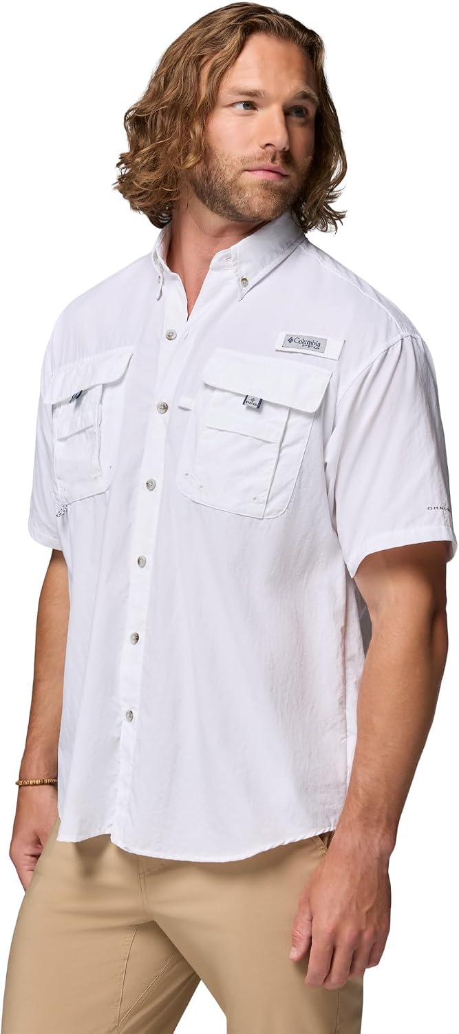 HOTColumbia Men's PFG Bahama II Short Sleeve Fishing Shirt