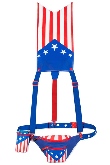 HOTTipsy Elves American Flag Fanny Packs for July 4th BBQs and Summer Pool Parties