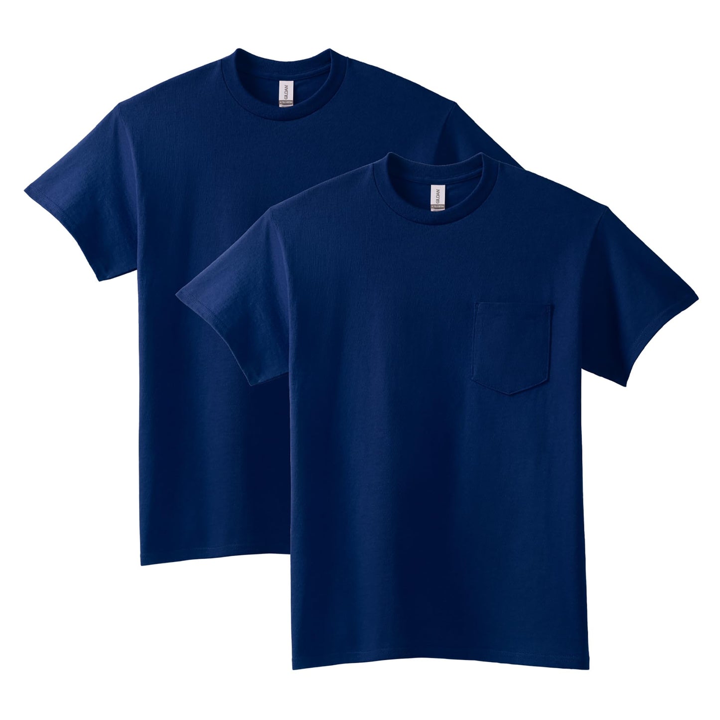 HOTGildan Adult Ultra Cotton T-Shirt with Pocket, Style G2300, 2-Pack