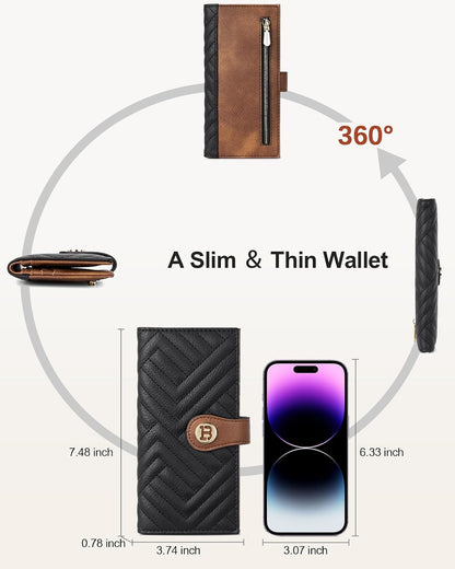 HOTBOSTANTEN Crossbody Bags for Women Trendy ＆ Slim Wallet Women