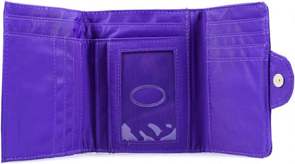 HOTBig Skinny Women's Trixie Leather Tri-Fold Slim Wallet, Holds Up to 30 Cards
