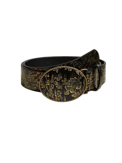 HOTRoseSeek Women's Floral Vintage Western Belts Buckle Cowgirl Belts for Women
