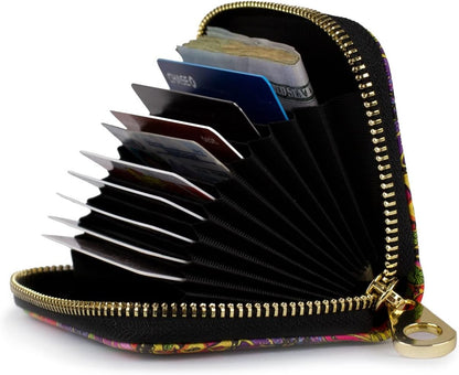 HOTMonarque RFID Secure Armored Zipper Wallet (Henri Matisse Cat)