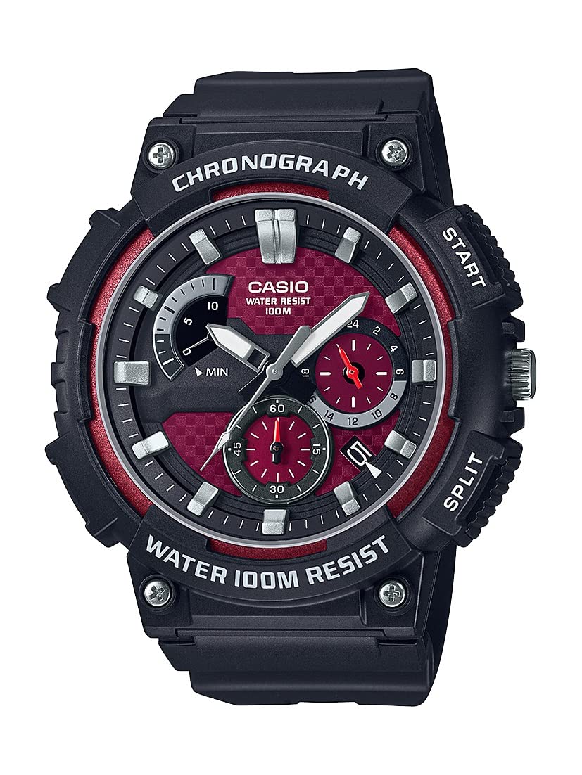 HOTCasio MCW200H Series | Men’s Analog Watch |100M WR | Retrograde Chronograph | 1 Second Stopwatch | Date Display | Multi Dial | Resin Glass | Resin Case | Resin Band | 3 Year Batt