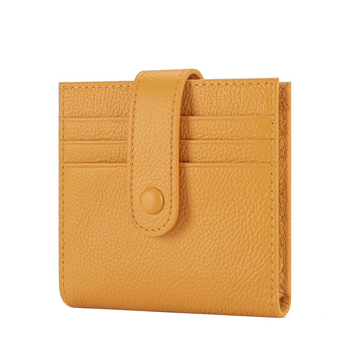 HOTSmall Wallet For Women Slim Leather Bifold Wallets RFID Credit Card Holder With Zipper Coin Pouch ID Window,Red