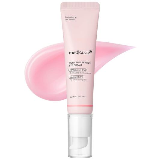 HOTmedicube Eye Serum with Salmon DNA PDRN & Pink Peptides | 99% Purity Retinol for Fine Lines | PDRN & Niacinamide for Uneven Skin Tone | Korean Skincare, 1.01 fl.oz