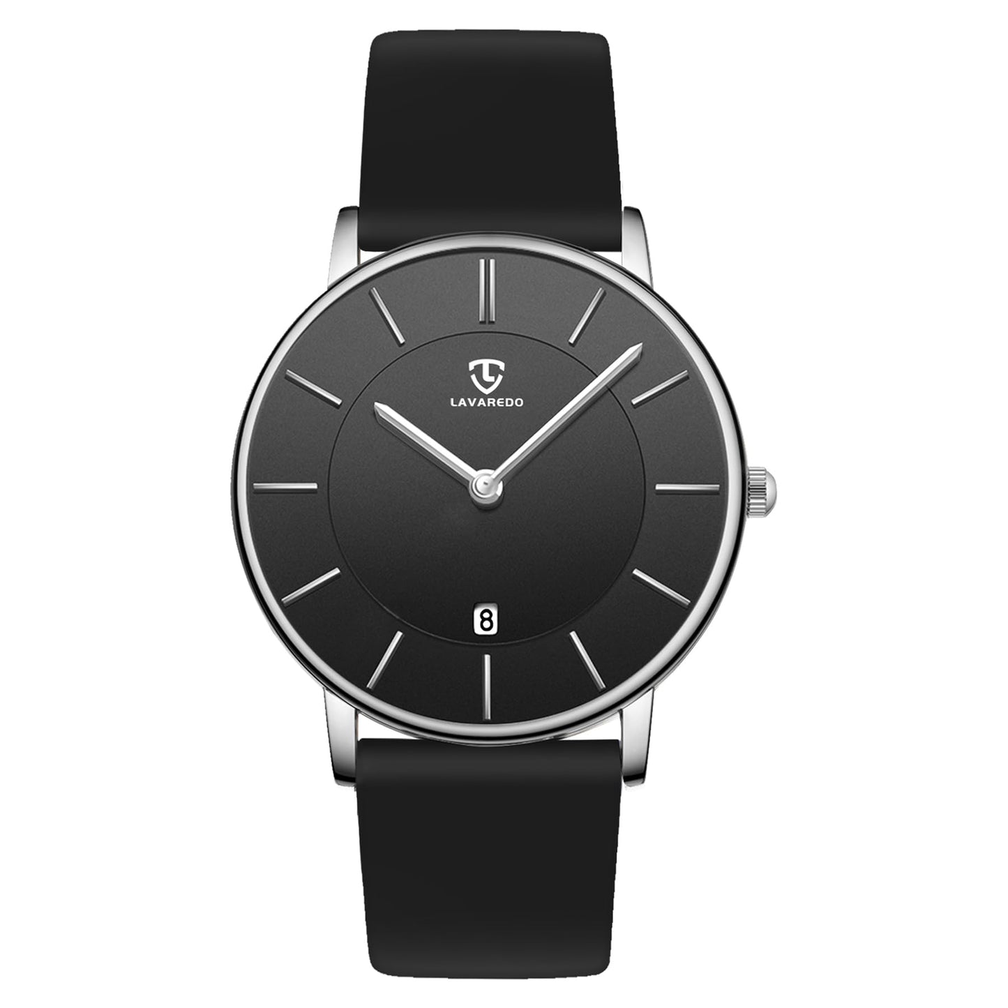 HOTBEN NEVIS Watch, Mens Watch, Minimalist Fashion Simple Wrist Watch Analog Date with Leather Strap