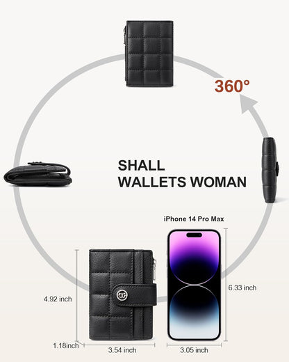 HOTBOSTANTEN Crossbody Bags for Women ＆ Small Wallet for Women Leather RFID Blocking Card Holder