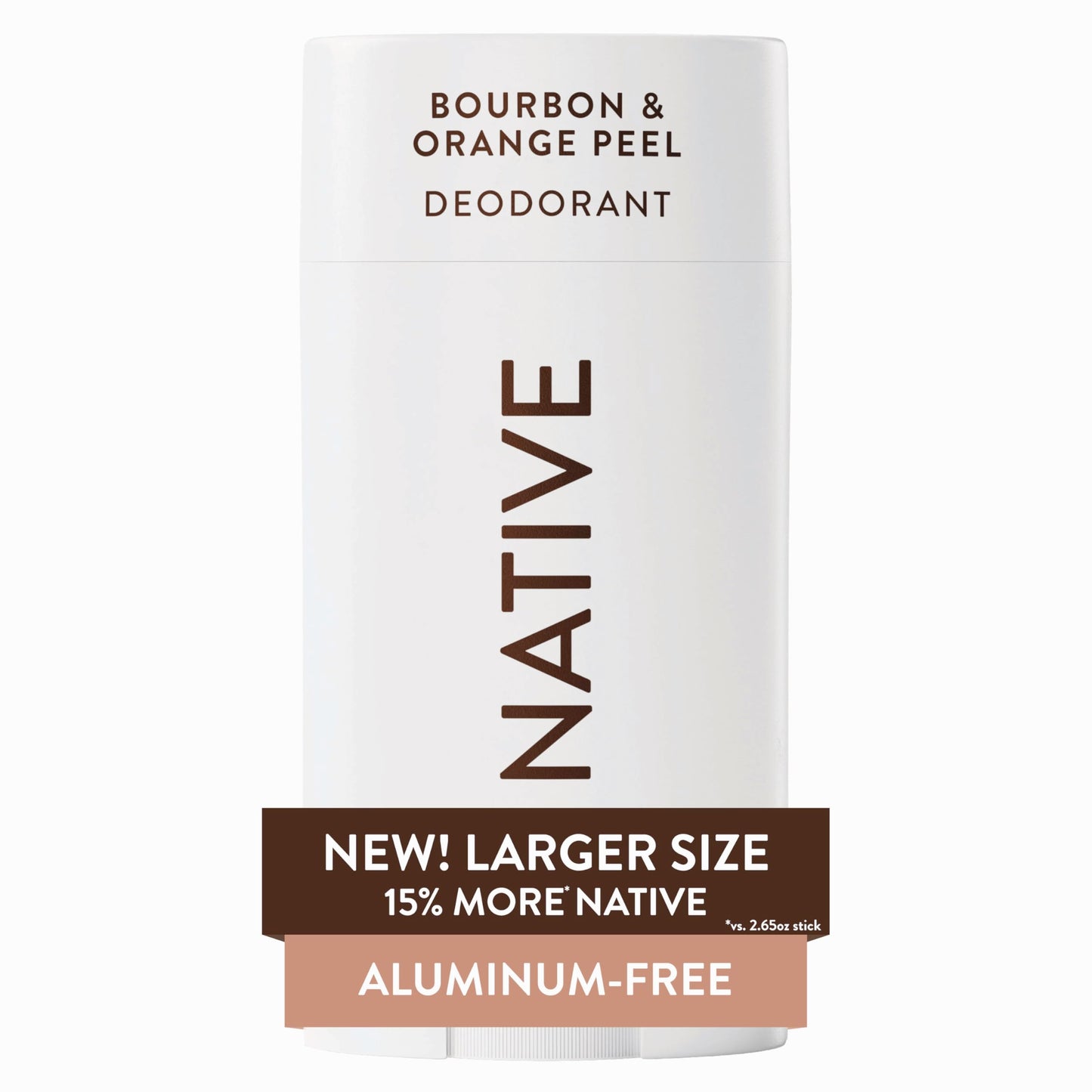 HOTNative Aluminum Free Deodorant, Sea Salt & Cedar, Large Size Stick, 72 Hour Odor Control, for Women & Men, Contains Naturally Derived Ingredients, 3.1 oz