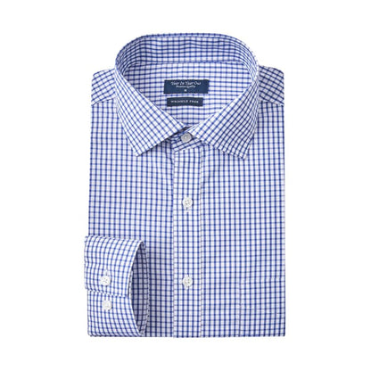 HOTYear In Year Out Wrinkle Free Dress Shirt for Men Regular Fit Long Sleeve Wrinkle Resistant Shirt