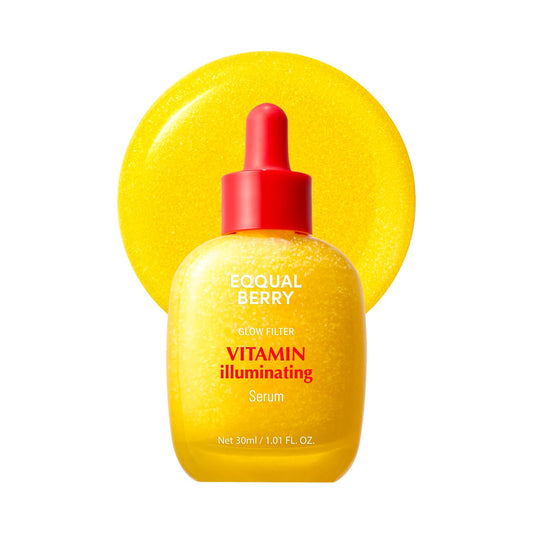 HOTEQQUALBERRY Vitamin Illuminating Serum | Niacinamide 4% & TXA | Brightening Vitamin C Serum for Face Glow with Hyaluronic Acid | Dark Spot & Uneven Tone Care | Korean Skincare, 1.01 fl oz