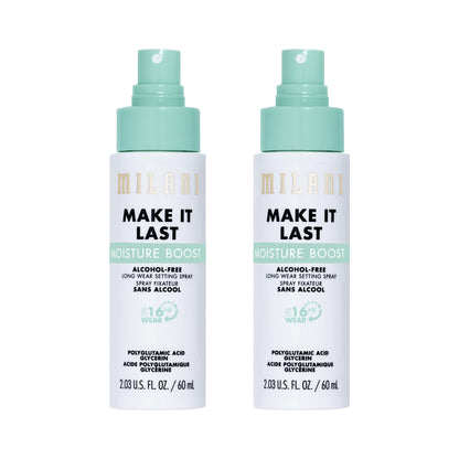 HOTMilani Setting Spray + Primer, Make It Last Original - Natural Finish with Niacinamide for Hydration, Setting Spray for Makeup and Face Primer, 3-in-1 Prime + Hydrate + Set, 2.03 Fl. Oz