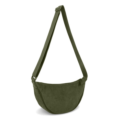 HOTNylon Crescent Crossbody Bag for Women Purses Trendy Men,Small Travel Sling Bag Hobo