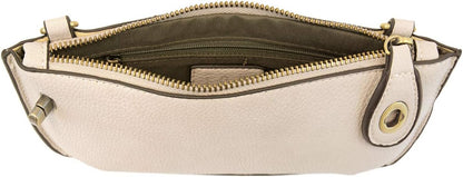 HOTJoy Susan Women's Fashion Purse Mini Crossbody Wristlet Clutch Handbag - Stone
