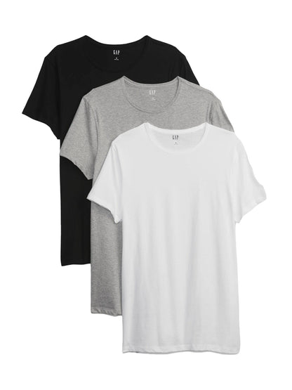 HOTGap Men's Crew Neck T-Shirt (3-Pack)