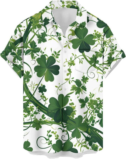 HOTwihnsinop Mens Funky Hawaiian Bowling Shirts Holiday Theme Shirt Button Down Shirts Big and Tall
