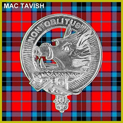 HOTMacTavish Scottish Clan Crest Badge Sporran