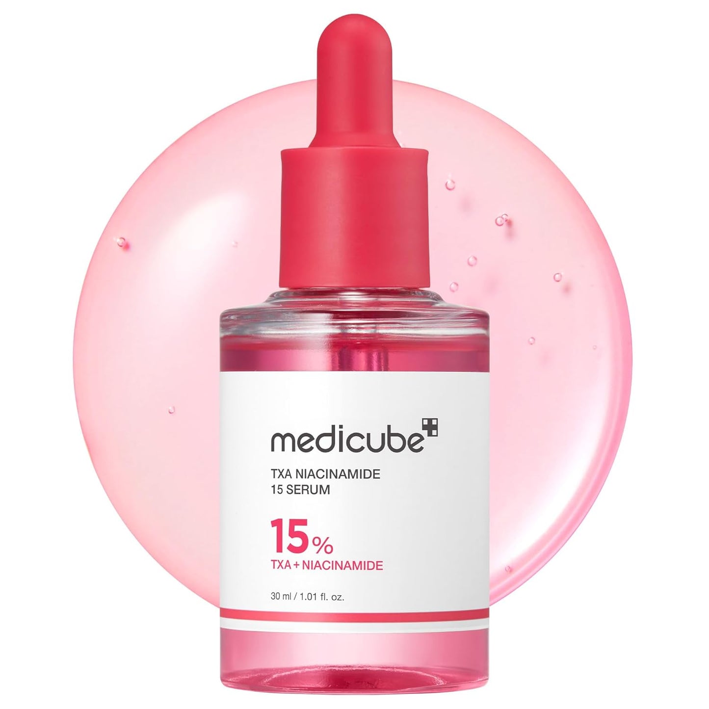 HOTmedicube TXA&Niacinamide 15% Glow Serum | Lightweight Daily Serum - For Uneven Skin Tone, Texture, and After Spot Care, High-Potency Tranexamic Acid 5%, 1.01 fl.oz