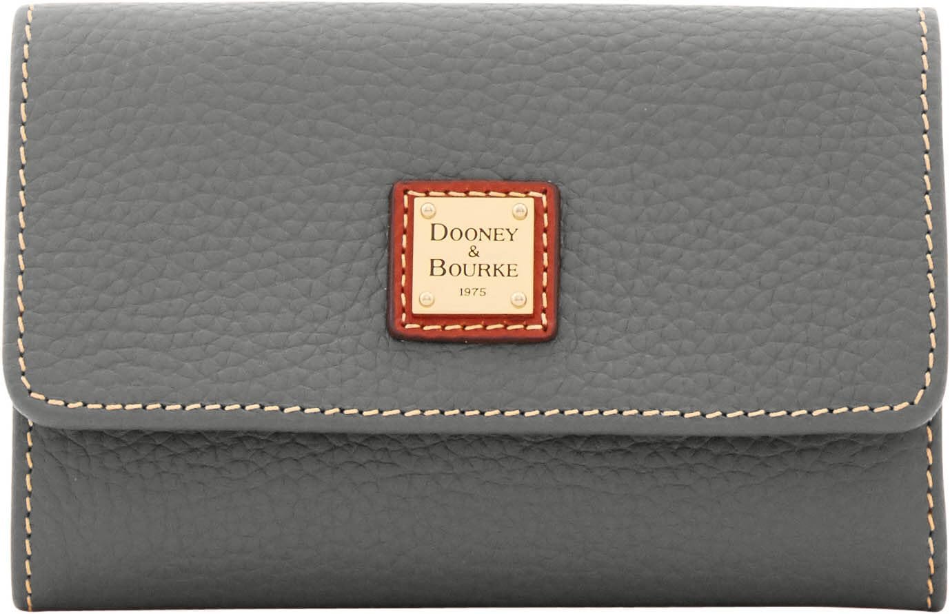 HOTDooney & Bourke Pebble Grain Flap Wallet