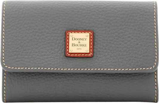 HOTDooney & Bourke Pebble Grain Flap Wallet