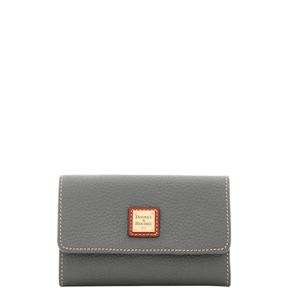 HOTDooney & Bourke Pebble Grain Flap Wallet