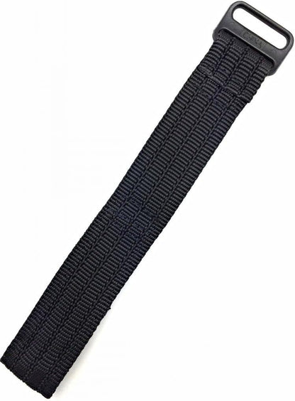 HOTNewLife 20mm Adjustable-Length, Black, Nylon Sport Watch Strap | Heavy Duty, Hook and Loop, Replacement Wrist Band for Men and Women