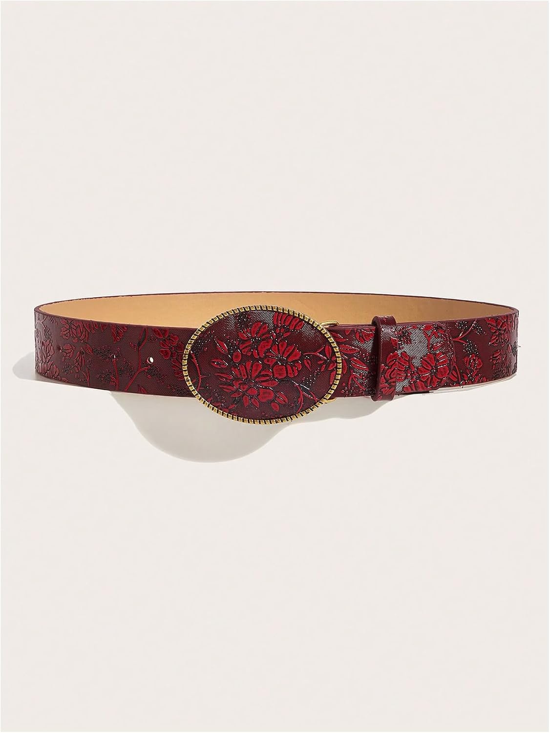 HOTRoseSeek Women's Floral Vintage Western Belts Buckle Cowgirl Belts for Women