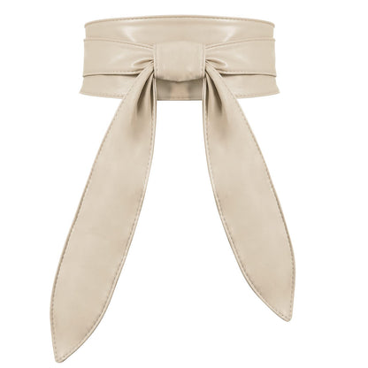 HOTWHIPPY Women Obi Belt Fashion Wrap Around Wide Waistband Knotted Belt for Dress