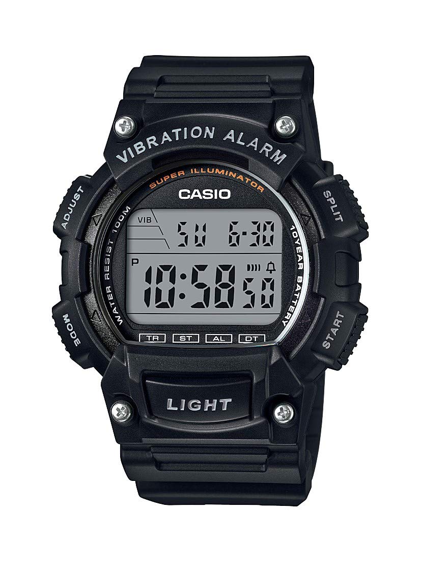 HOTCasio W736H Series | Men’s Digital Watch | 1/100 SEC Stopwatch | Countdown Timer | Super Illuminator LED Light | 100 M Water Resistance | Daily Alarm | Auto Calendar | Dual Time | 10 Yr Battery