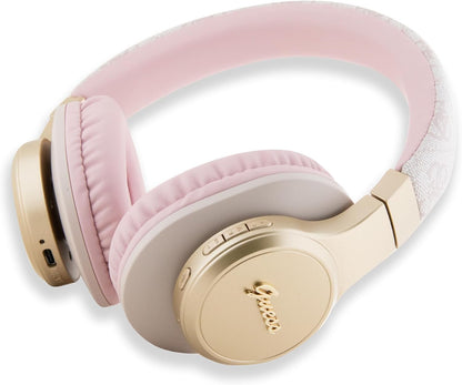 HOTGUESS BT 4G PU LEATHER W/SCRIPT METAL LOGO - PINK