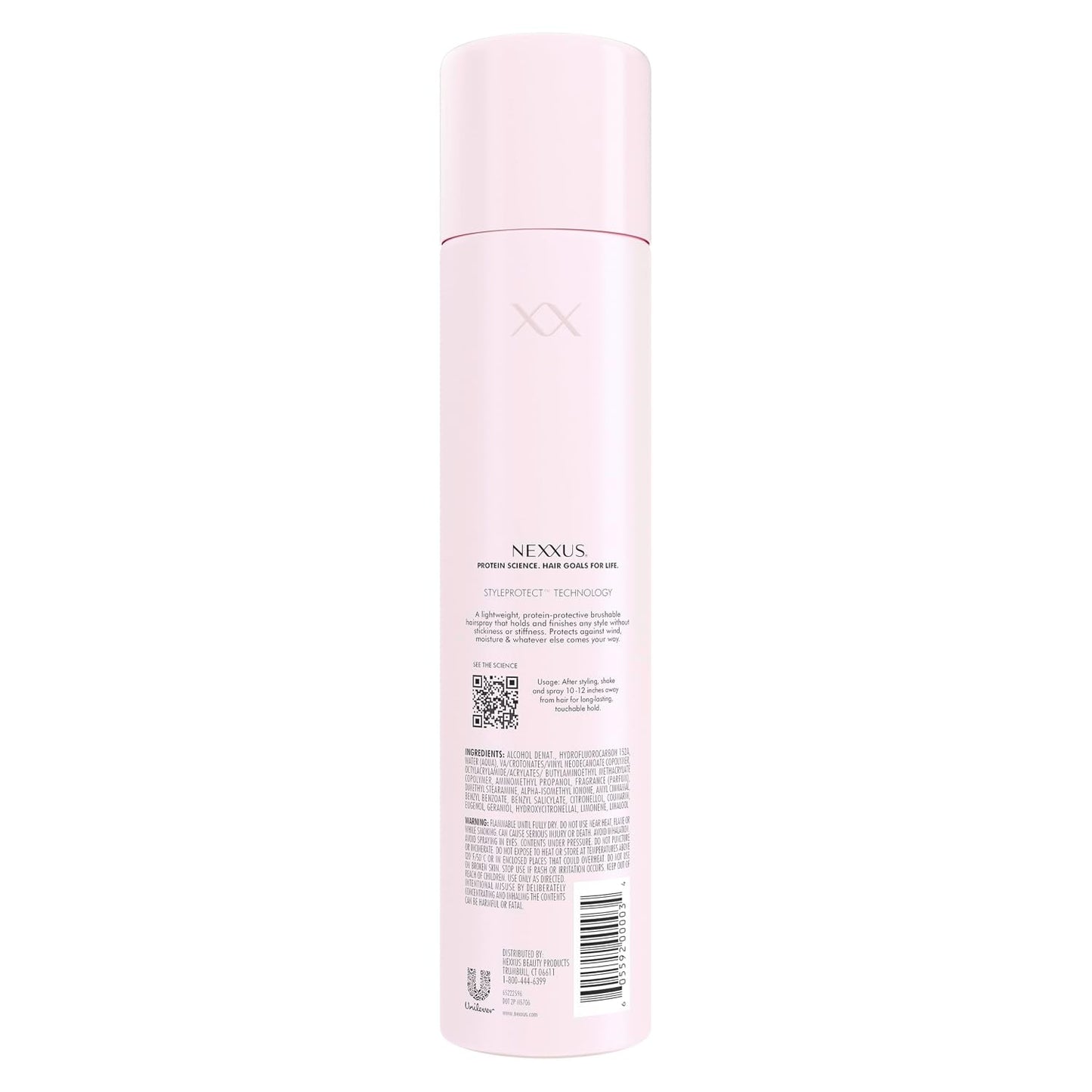 HOTNexxus Styling Spray Comb Thru Finish Flexible Hold Hairspray Powered by STYLEPROTECT Technology 10 oz