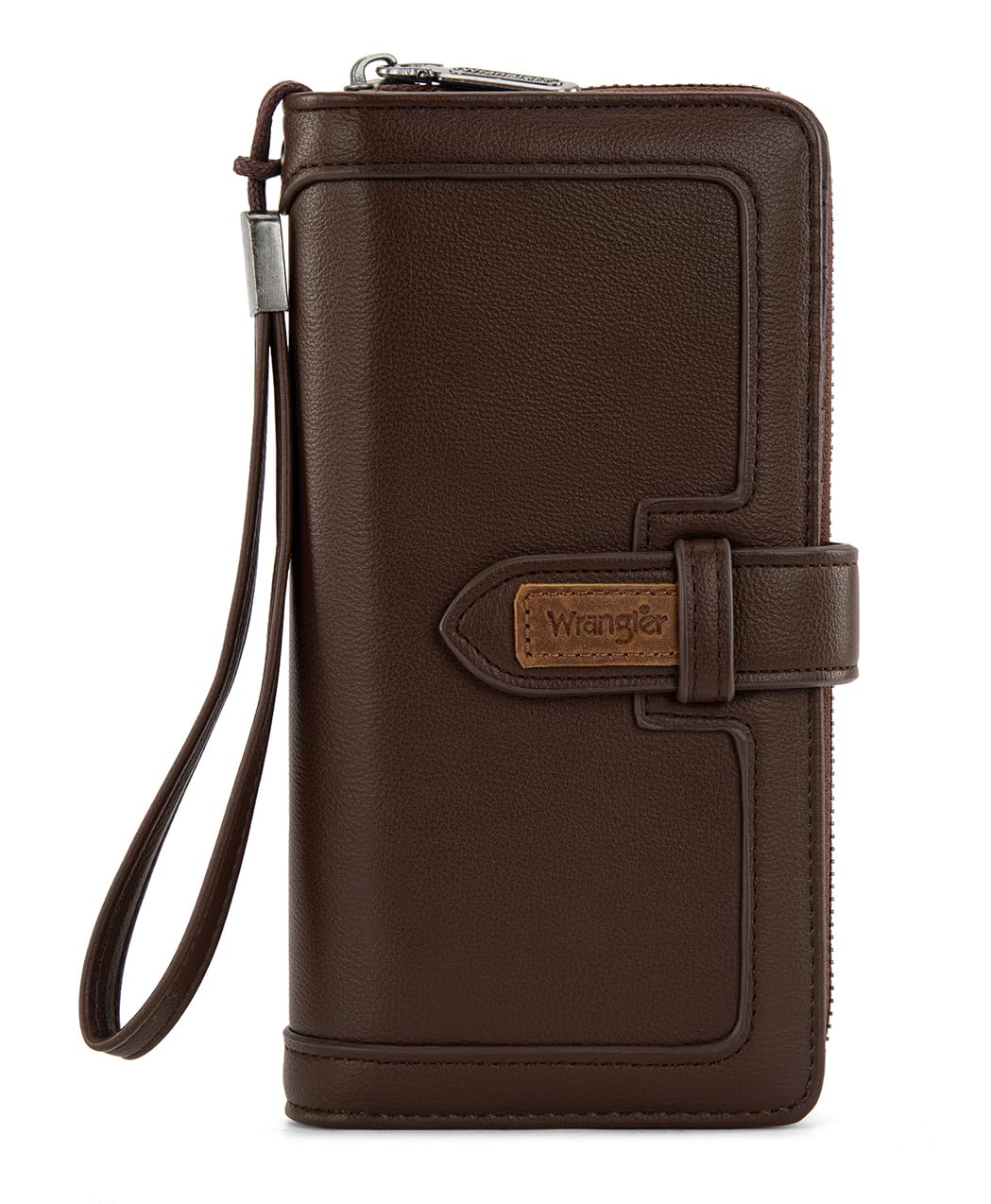 HOTX Wrangler Women's Wallets Bifold Wristlet Wallets for Women Large Capacity Credit Card Wallet with ID Window
