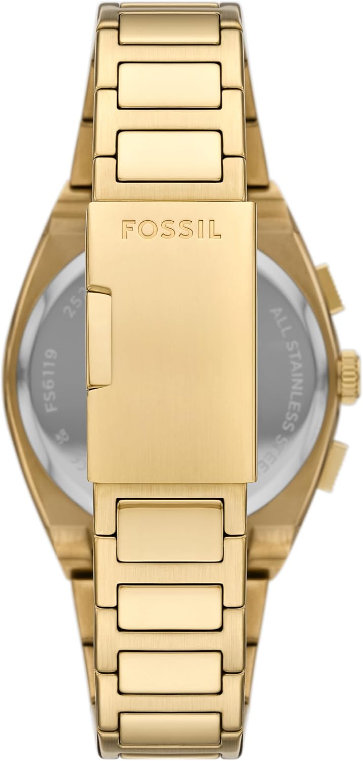 HOTFossil Men's Everett Quartz Stainless Steel Watch, Three-Hand Watch for Men