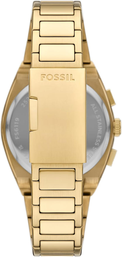 HOTFossil Men's Everett Quartz Stainless Steel Watch, Three-Hand Watch for Men