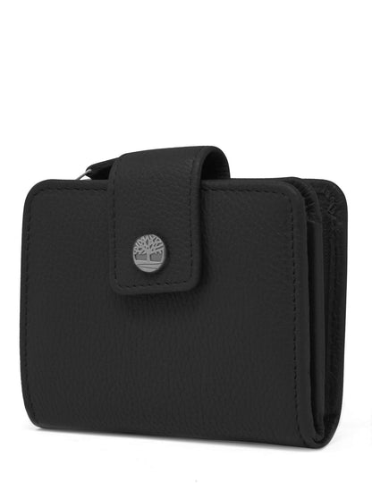 HOTTimberland Women's Leather Rfid Small Indexer Wallet Billfold, Red, One Size