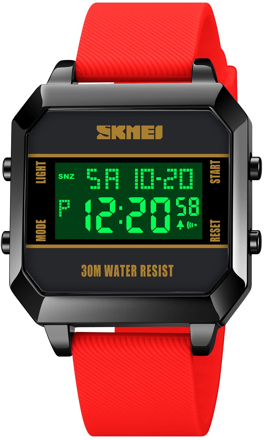 HOTGosasa Men Sports Military Watches Digital Airplane Shaped LED Light Waterproof Watches