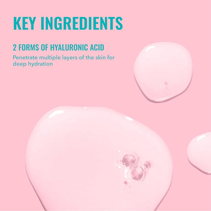HOTGood Molecules Hyaluronic Acid Serum - 1% Hyaluronic Acid Ultra hydrating Serum Facial Moisturizer for Plumper Skin, Skin Care for Face