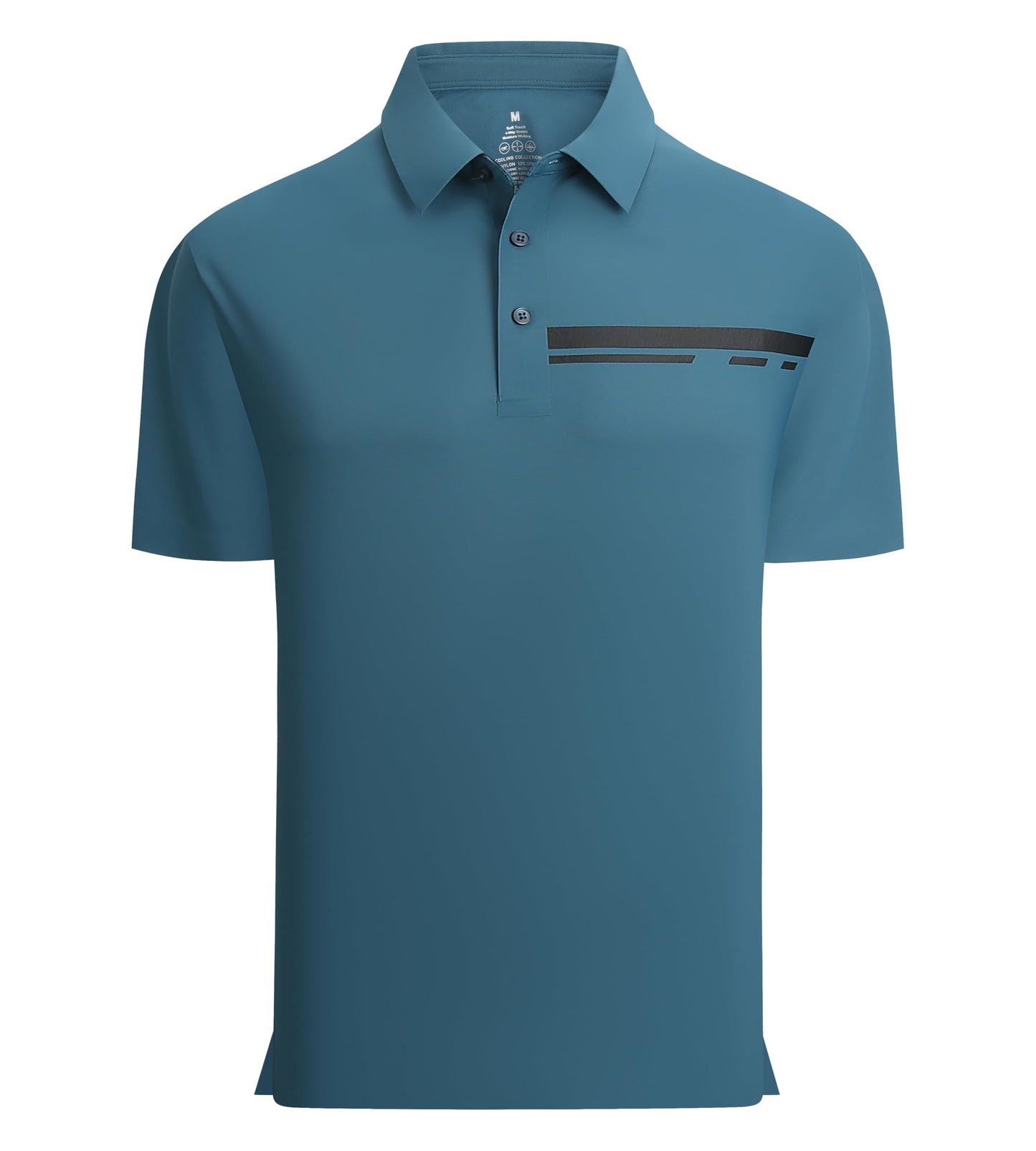 HOTAlex Vando Mens Golf Shirt Moisture Wicking Quick-Dry Short Sleeve Polo | UPF40,Soft & stretch,Sweat resistant,Multi-scene sports & office apparel