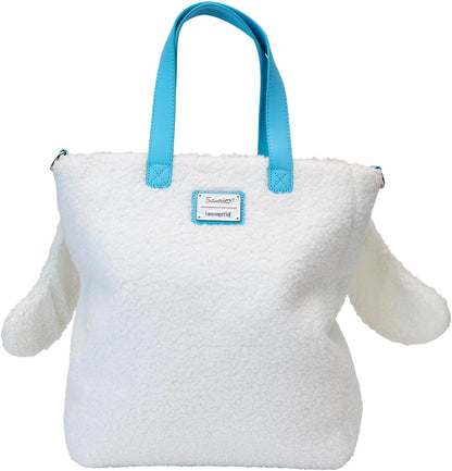 HOTLoungefly Sanrio Cinnamoroll Sherpa Tote Bag with Coin Bag