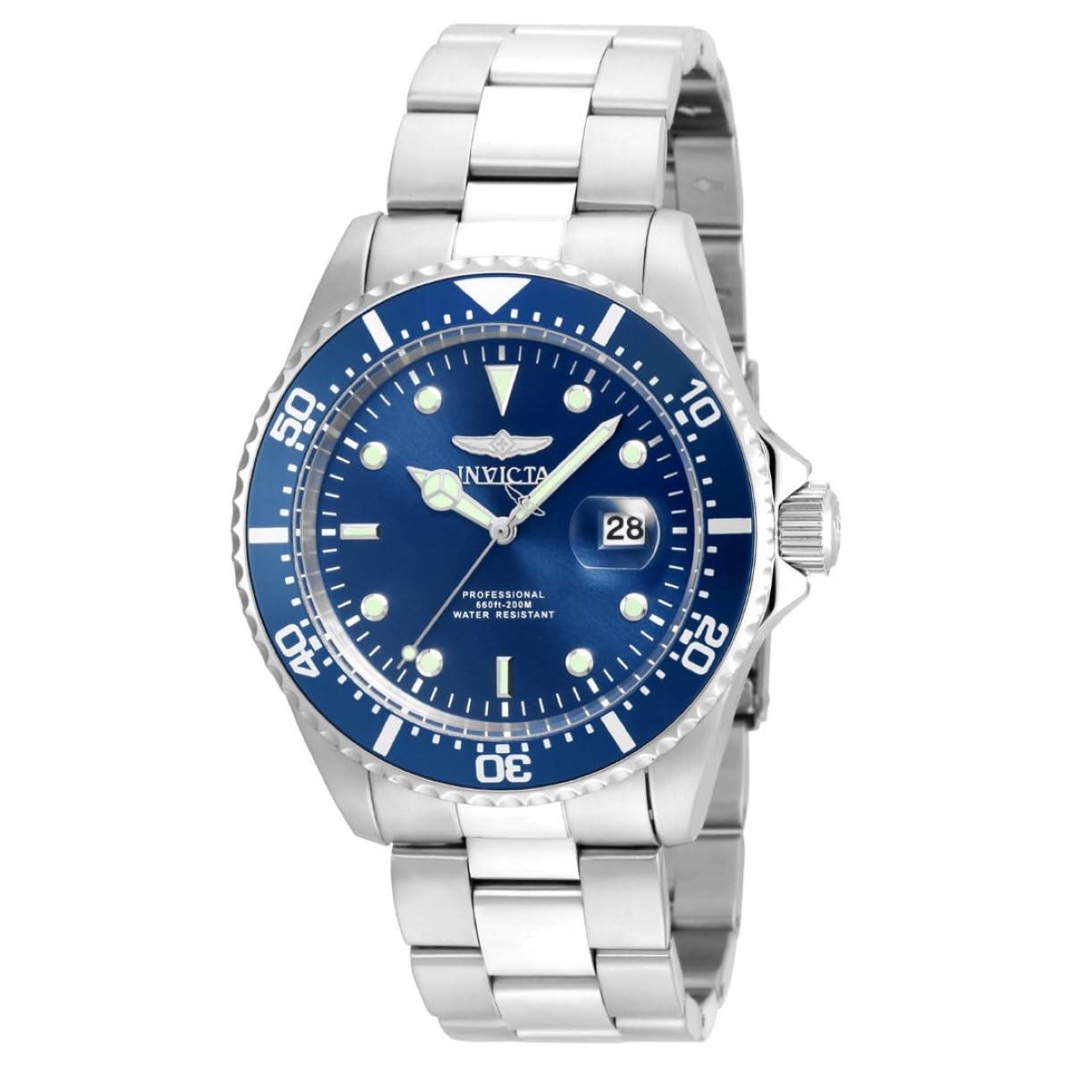 HOTInvicta Men's 22019 Pro Diver Analog Display Quartz Silver Watch