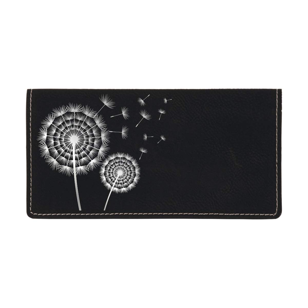 HOTCAROUSELCHECKS Make A Wish Laser Engraved Leatherette Checkbook Cover