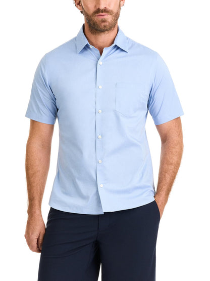 HOTVan Heusen Mens Wrinkle Free Short Sleeve Button Down Check Shirt