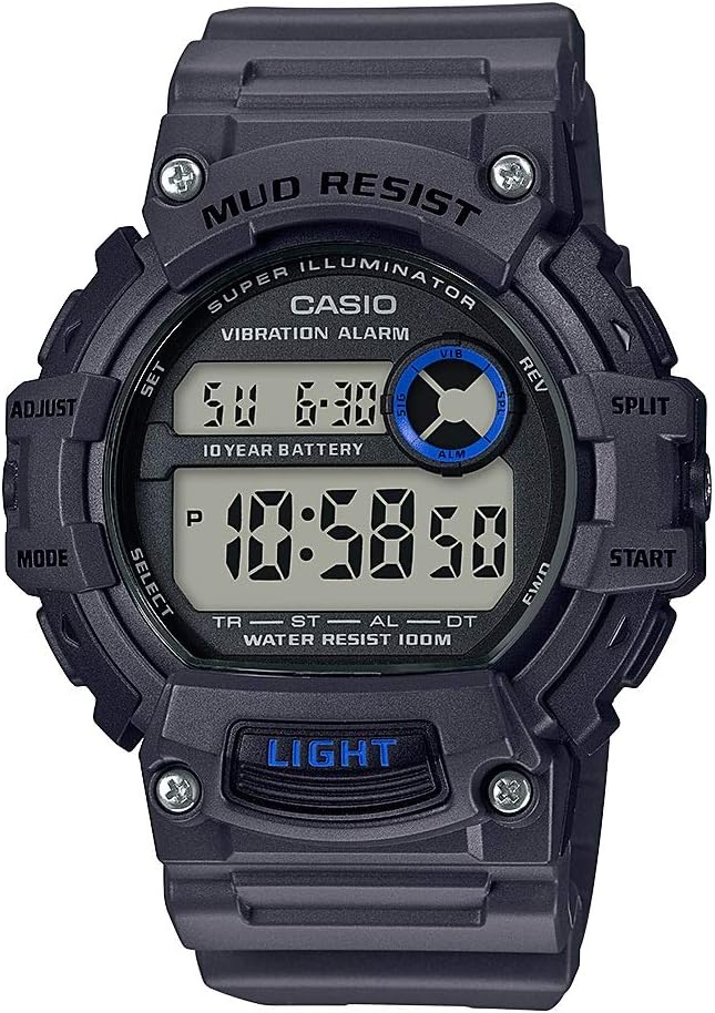 HOTCasio TRT110H Series | Digital Watch | 100M WR | 1/100 SEC Stop Watch | LED Light | Mud Resistant | Low Temp Resistant | Auto Calendar | Dual Time | Vibration/Daily Alarm | 10 Year Battery