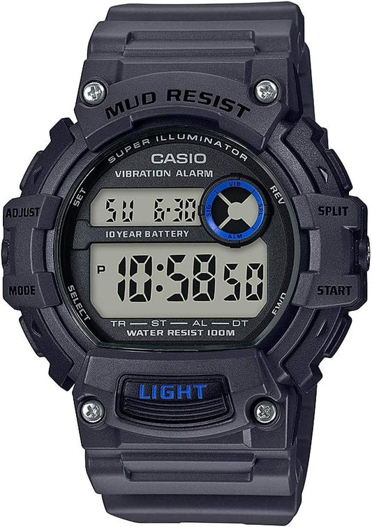 HOTCasio TRT110H Series | Digital Watch | 100M WR | 1/100 SEC Stop Watch | LED Light | Mud Resistant | Low Temp Resistant | Auto Calendar | Dual Time | Vibration/Daily Alarm | 10 Year Battery
